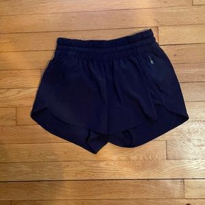 Lululemon Navy tracker shorts